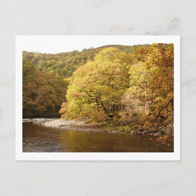 Postal Río Greta: Cumbria (Anverso)