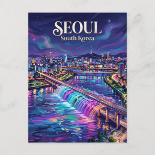 Postal Río Han Corea del Sur