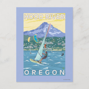 Postal Río Hood, Surfistas ORWind y Kite Boarders
