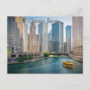 Postal Río Illinois de Chicago