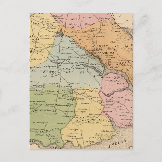 Postal Río Indio (Anverso)