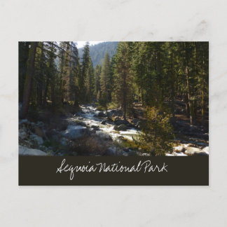 Postal Río Kaweah en el Parque Nacional Sequoia