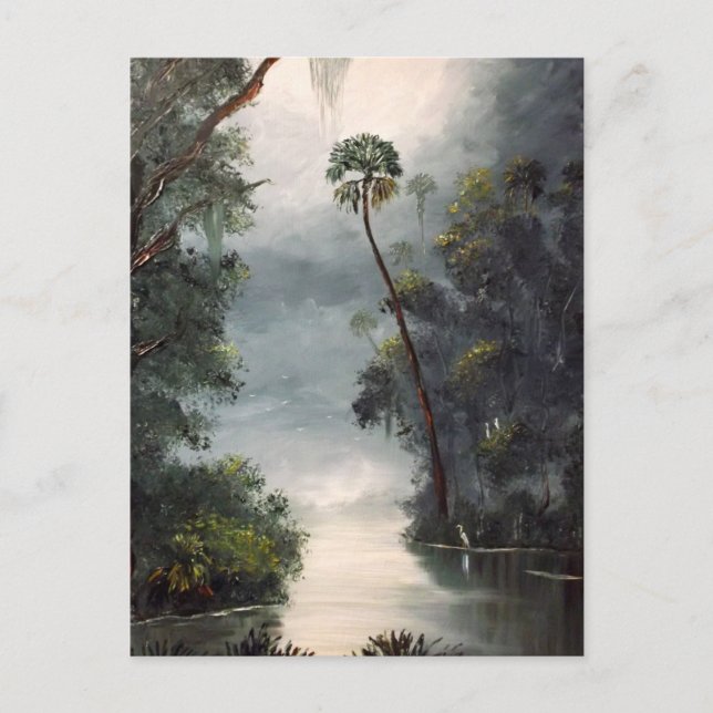 Postal Río la Florida de Tomoka (Anverso)