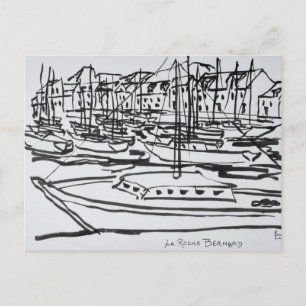 Postal Río La Vilaine   La Roche-Bernard, Bretaña