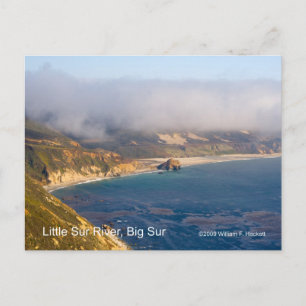 Postal Río Little Sur, Big Sur, California