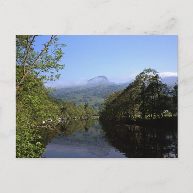 Postal Río Lochay Killin Escocia (Anverso)