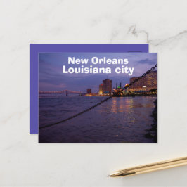 Postal Río Louisiana Mississippi de Nueva Orleans