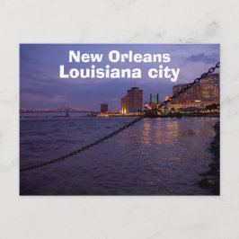 Postal Río Louisiana Mississippi de Nueva Orleans