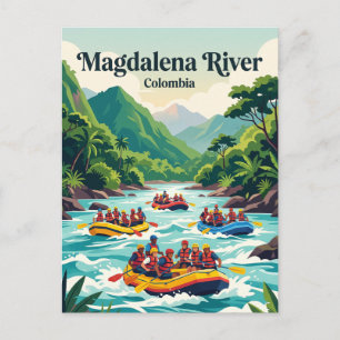 Postal Río Magdalena San Gil Colombia