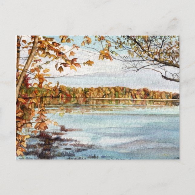 Postal Río Mattaponi (Anverso)