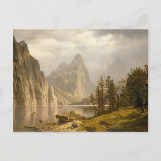 Postal Río Merced, Valle Yosemite (Anverso)