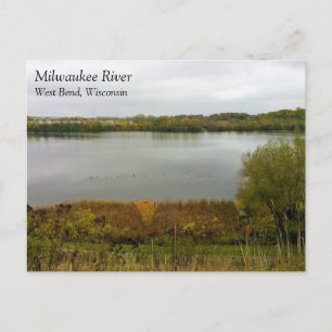 Postal Río Milwaukee, West Bend, Wisconsin