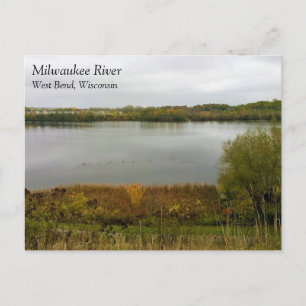 Postal Río Milwaukee, West Bend, Wisconsin