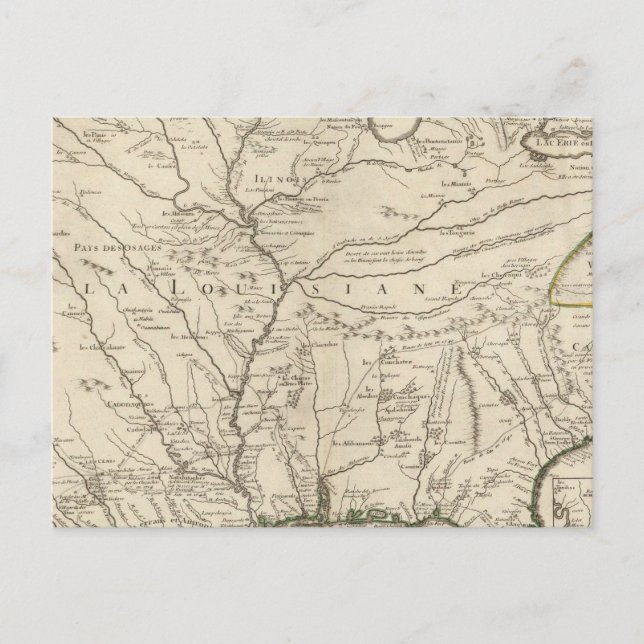 Postal Río Misisipi (Anverso)