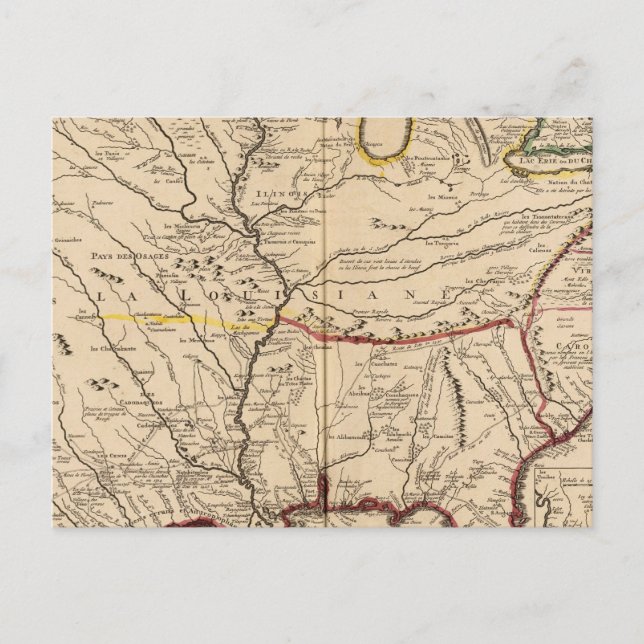 Postal Río Misisipi (Anverso)