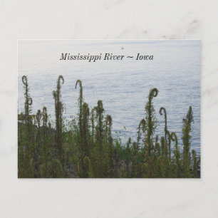 Postal Río Misisipi, en Dubuque Iowa Keepsake