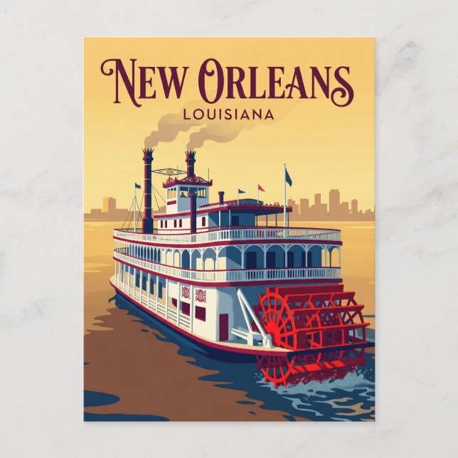 Postal Río Mississippi EE. UU. (Anverso)