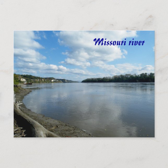 Postal Río Missouri (Anverso)