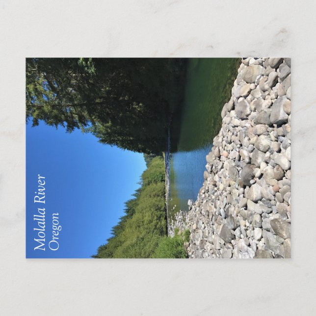Postal Río Molalla, Oregón (Anverso)