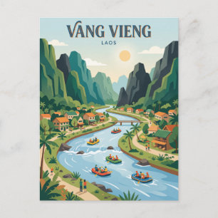 Postal Río Nam Song, Vang Vieng Laos