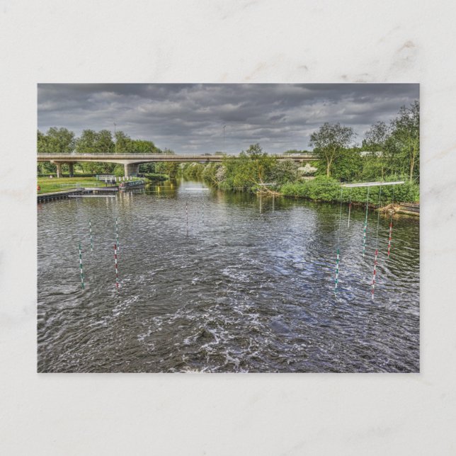 Postal Río Nene Orton Mere (Anverso)