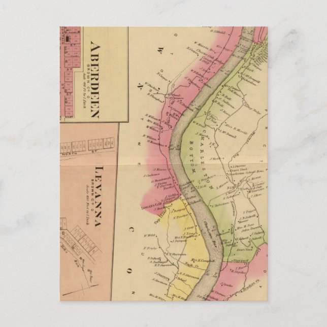 Postal Río Ohio Superior y Valle 2 (Anverso)