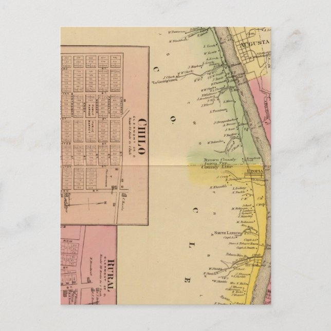 Postal Río Ohio Superior y Valle 4 (Anverso)