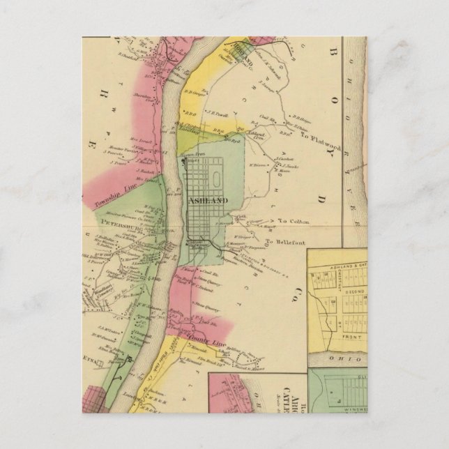 Postal Río Ohio Superior y Valle 6 (Anverso)