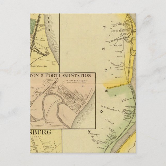 Postal Río Ohio Superior y Valle 7 (Anverso)