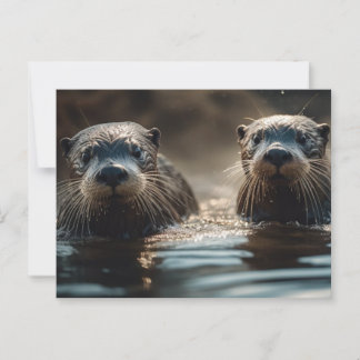 Postal Río Otters