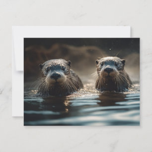 Postal Río Otters
