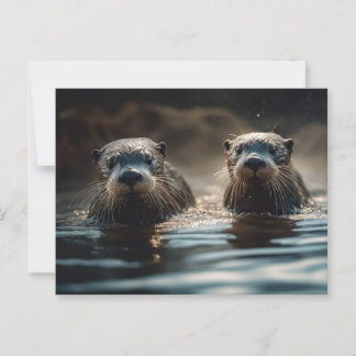 Postal Río Otters