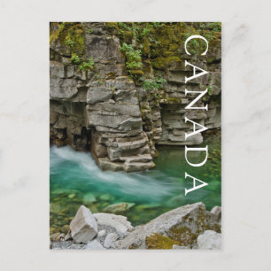 Postal Río pequeño a través del cañón de Coquihalla