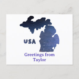 Postal Río Personalizado al sur de Michigan