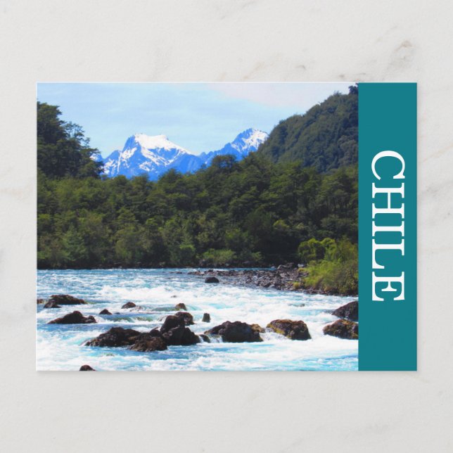 Postal río petrohue (Anverso)
