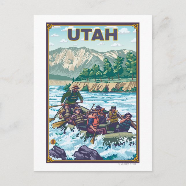 Postal Río RaftingUtah (Anverso)