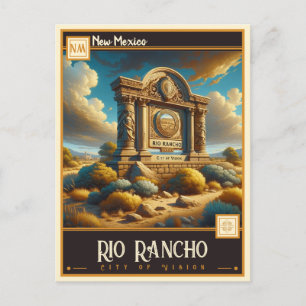 Postal Rio Rancho, Nuevo México Vintage