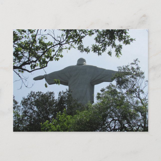 Postal rio redeemer detrás (Anverso)