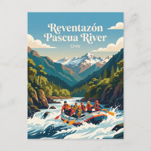 Postal Río Reventazón Pascua Chile