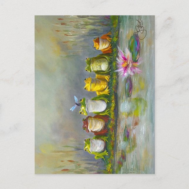 Postal Río Ribbit (Anverso)