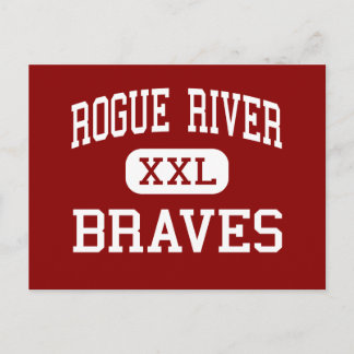 Postal Río Rogue - Braves - Medio - Río Rogue Oregón