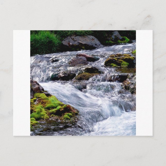 Postal Río Rushing Georgia (Anverso)