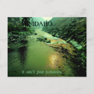 Postal Río Salmón en Idaho