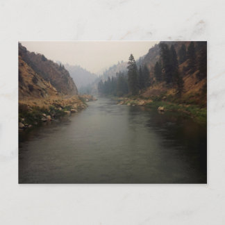 Postal Río Salmón en Idaho