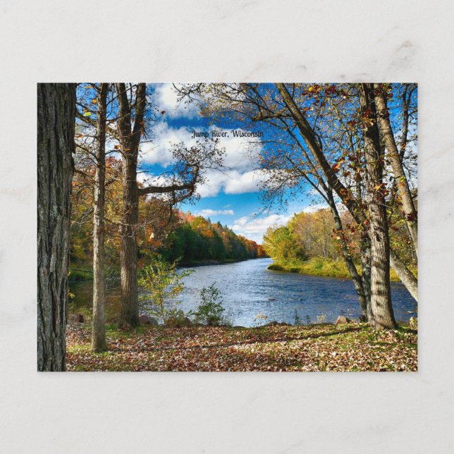 Postal Río Salto, Wisconsin (Anverso)