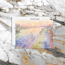 Río Savannah Sunset Watercolor RSVP