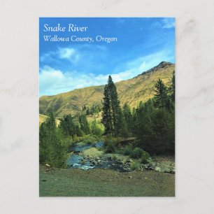 Postal Río Serpiente, Condado de Wallowa, OR Postcard