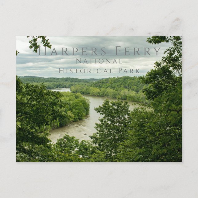 Postal Río Shenandoah, Harpers Ferry NHP (Anverso)