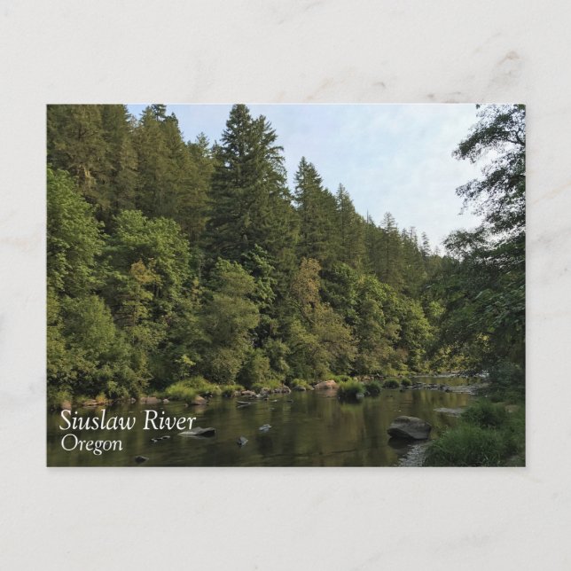 Postal Río Siuslaw, Oregón (Anverso)