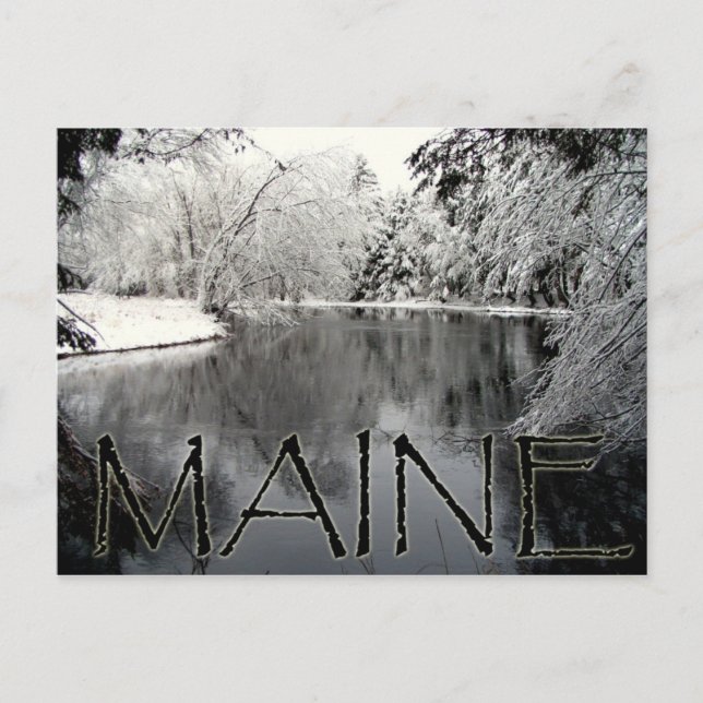 Postal Río Snowy (Anverso)